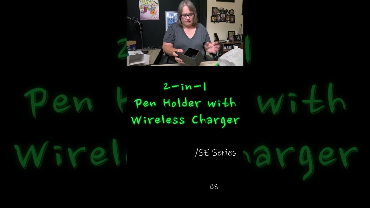 2 in 1 Pen Holder with Wireless Charger