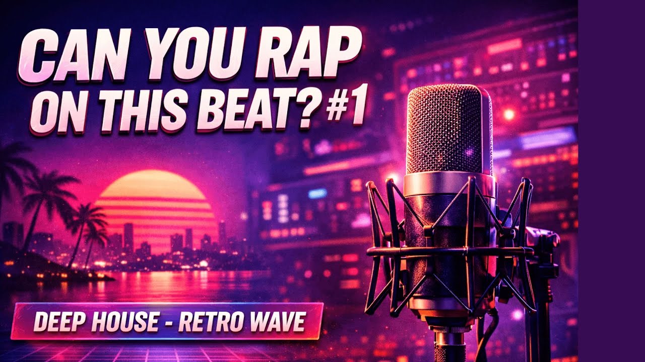 CAN YOU RAP ON THIS BEAT? #1 | Deep House - Retro Wave Type Beat - 