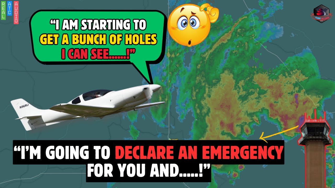 INCOMPETENCY?! VFR Pilot enters in IFR Condition | Gets STUCK on top of clouds! #atc