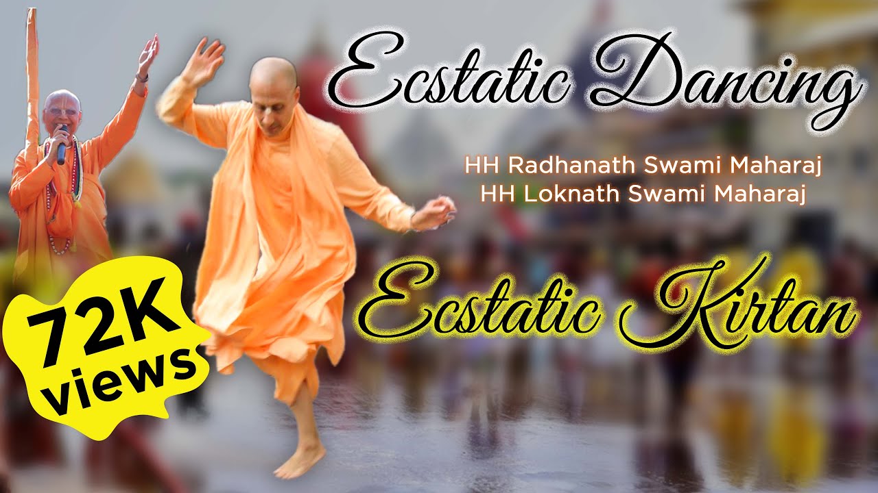 Ecstatic Dancing & Ecstatic Kirtan | HH Radhanath Swami Maharaj with HH loknath Swami Maharaj
