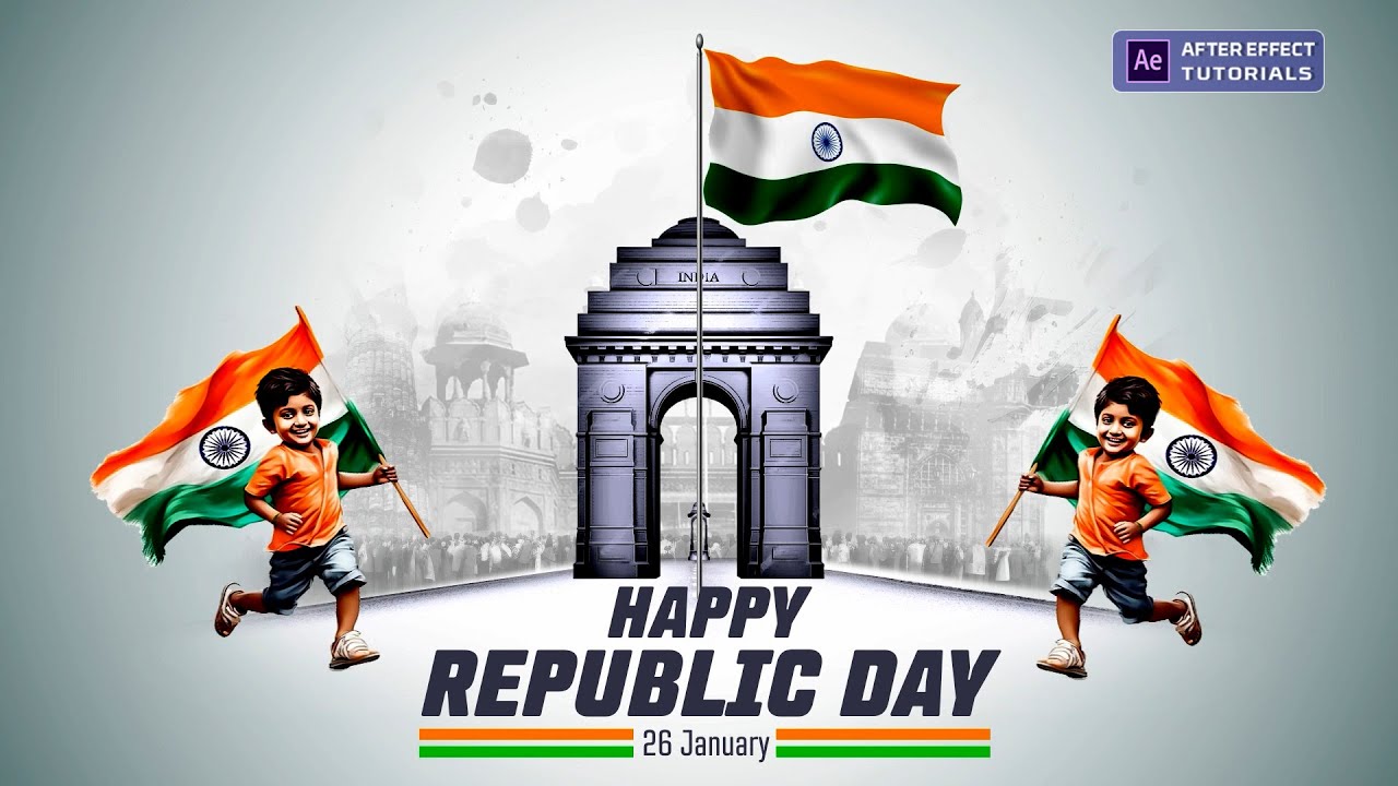 Republic day motion graphics | 26 january motion graphics | Republic day animation after effects