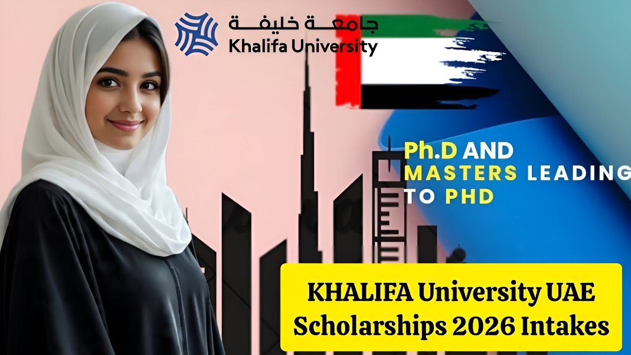 How to Apply for Khalifa University Scholarship 2026 | Fully Funded Masters & PhD in UAE🇦🇪