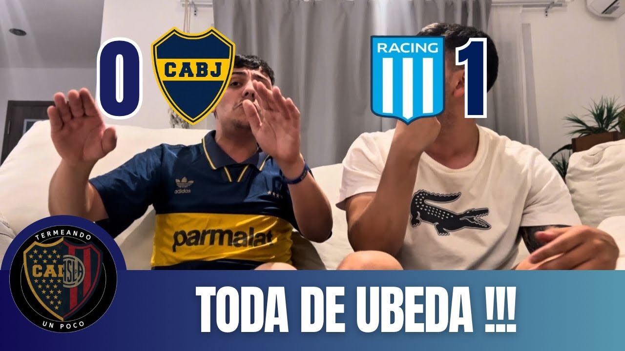 BOCA PERDIÓ LA MÍSTICA HACE RATO!!! Reacción Boca(0) vs Racing (1)