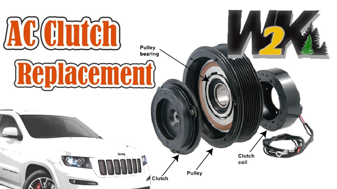 2011 - 2015 Jeep Grand Cherokee AC Clutch Replacement