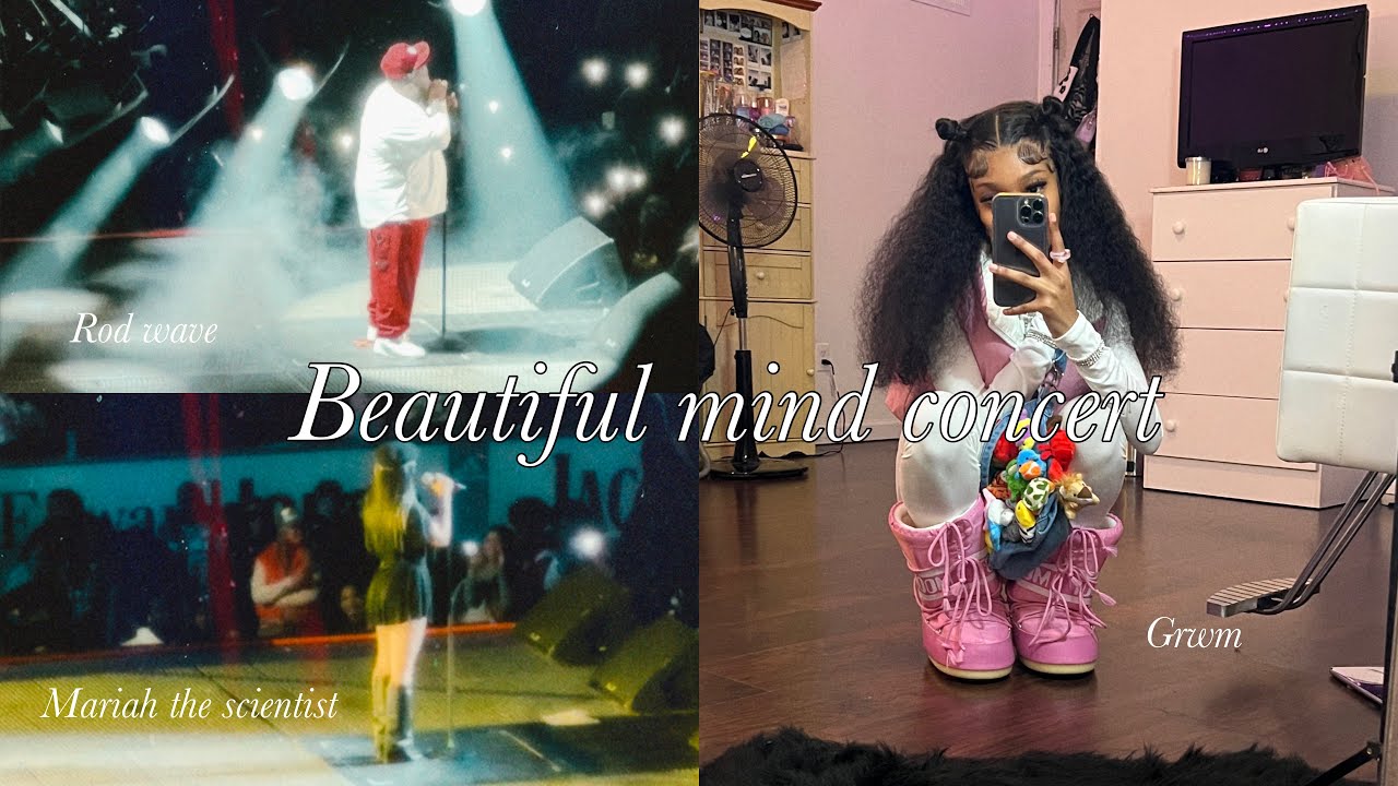 GRWM: BEAUTIFUL MIND CONCERT! Rod wave, and Mariah the scientist