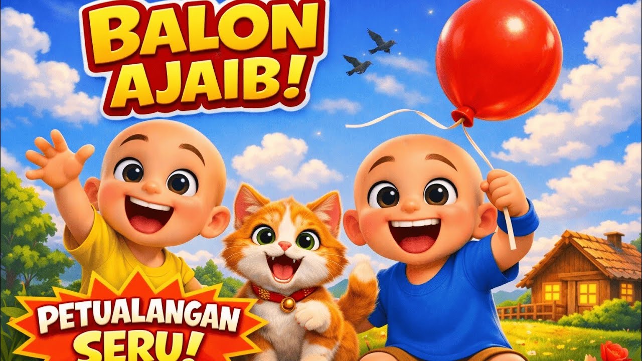 Petualangan Balon Ajaib – Cerita Anak Lucu 3D Tentang Persahabatan dan Kebaikan