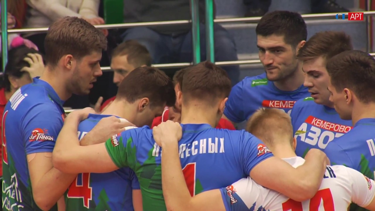 10.02.2019 Кузбасс (Кемерово) - Динамо (Москва) / Волейбол -Чемпионат России -Суперлига