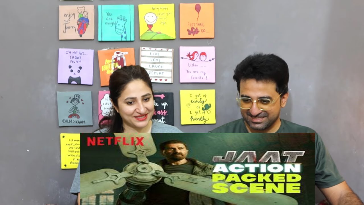 Pak reacts Sunny Deol’s FAN-TASTIC Power Move 💥 Dhaai Kilo Ka Haath in Action | Jaat | Netflix India