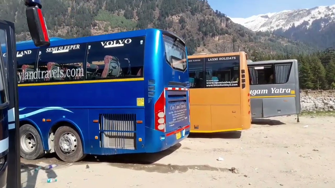 Delhi to Manali Volvo bus stand #Manali Volvo private bus stand