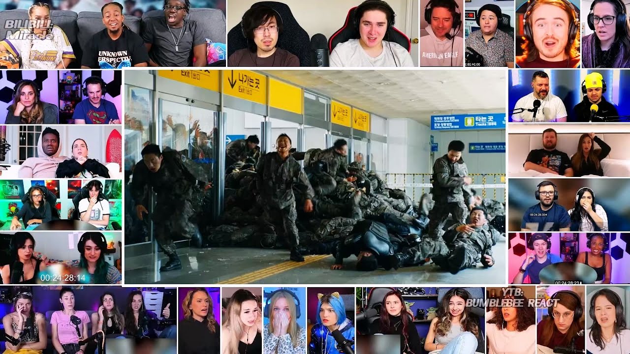 Train Station Scene | Train to Busan reaction mashup | 부산행