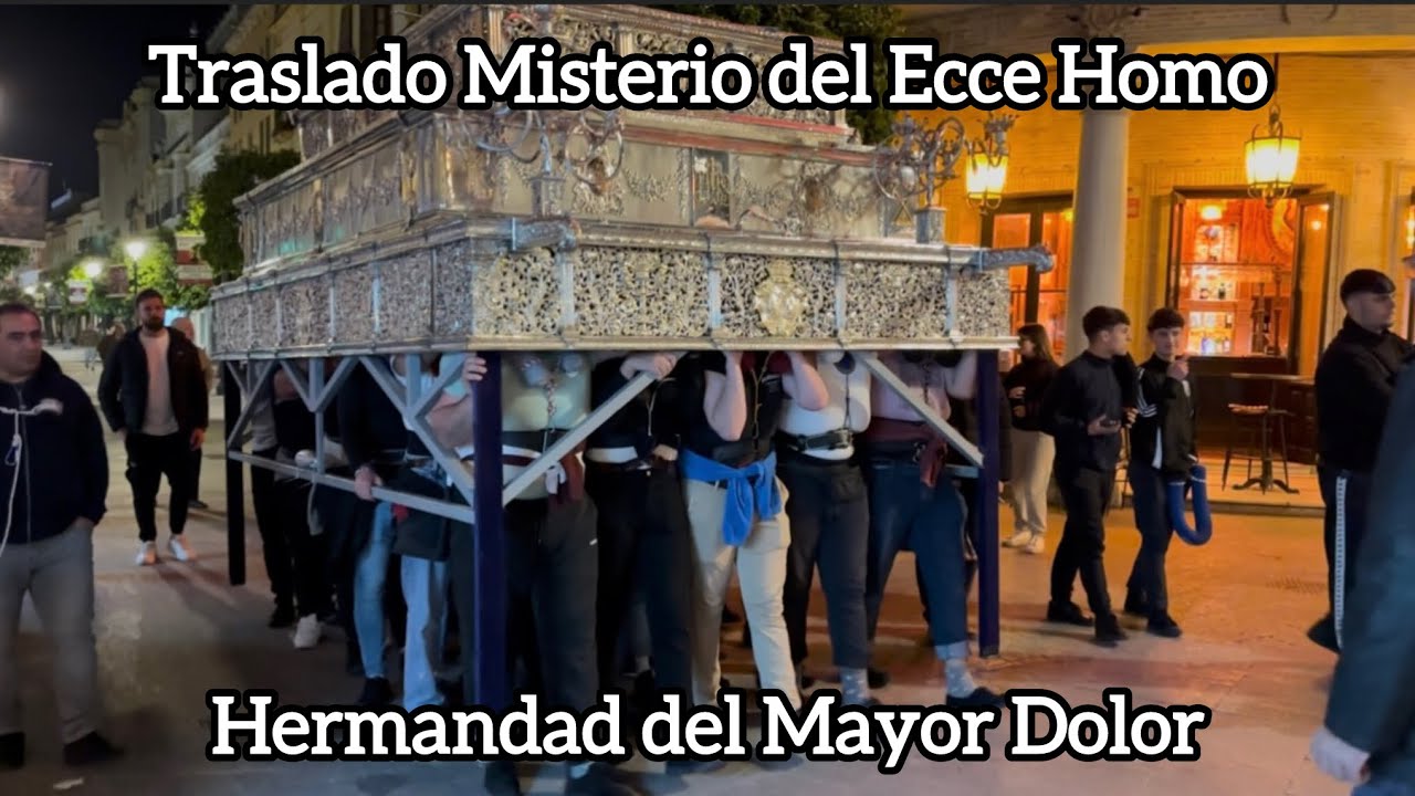 [4K] Traslado del paso de Misterio del Ecce Homo/ Hermandad del Mayor Dolor/Jerez 2025 @SobreLosPie