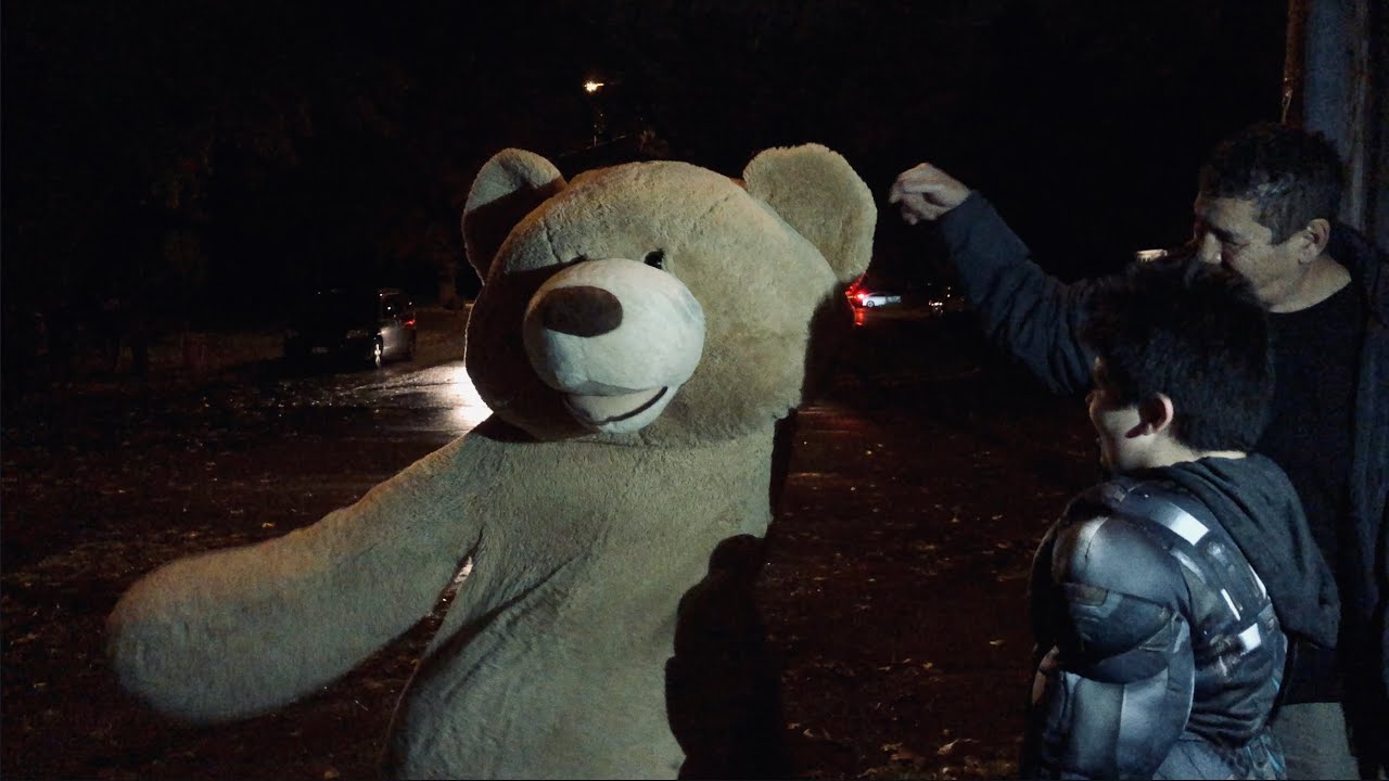 I Dressed As A Giant Costco Teddy Bear For Halloween!