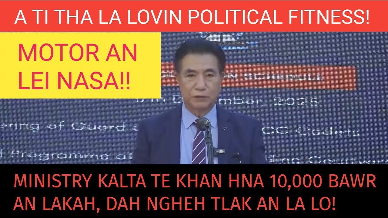 Pu Lalduhoma thusawi ngaihnawm. Dik bawk si react-na.
