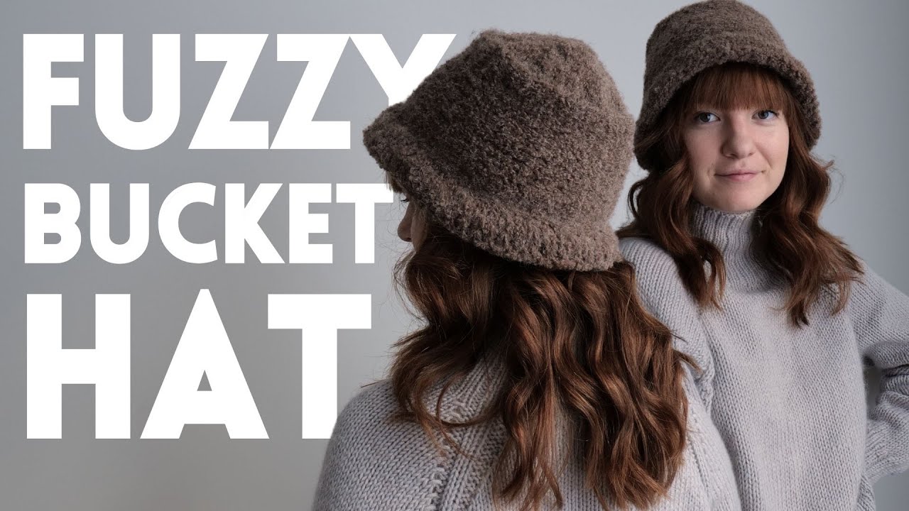 Knit A Bucket Hat // how to make your own cozy hat for winter