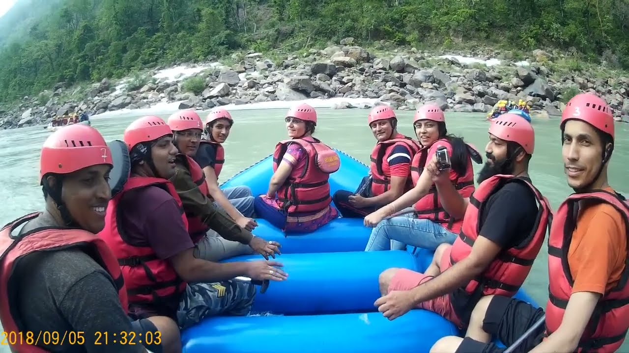 Amazing Rafting Experience in Rishikesh . Fun, Adventure .
