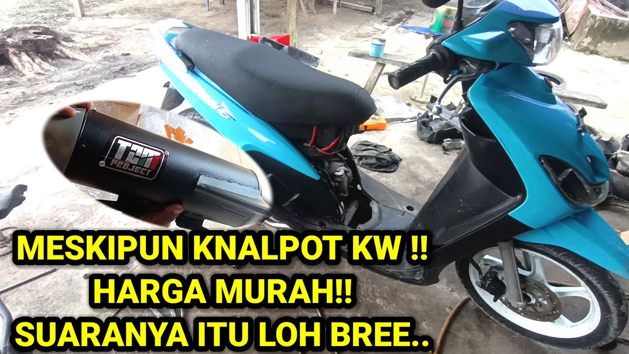 REVIEW KNALPOT TZM PROJECT KW UNTUK MIO SMILE