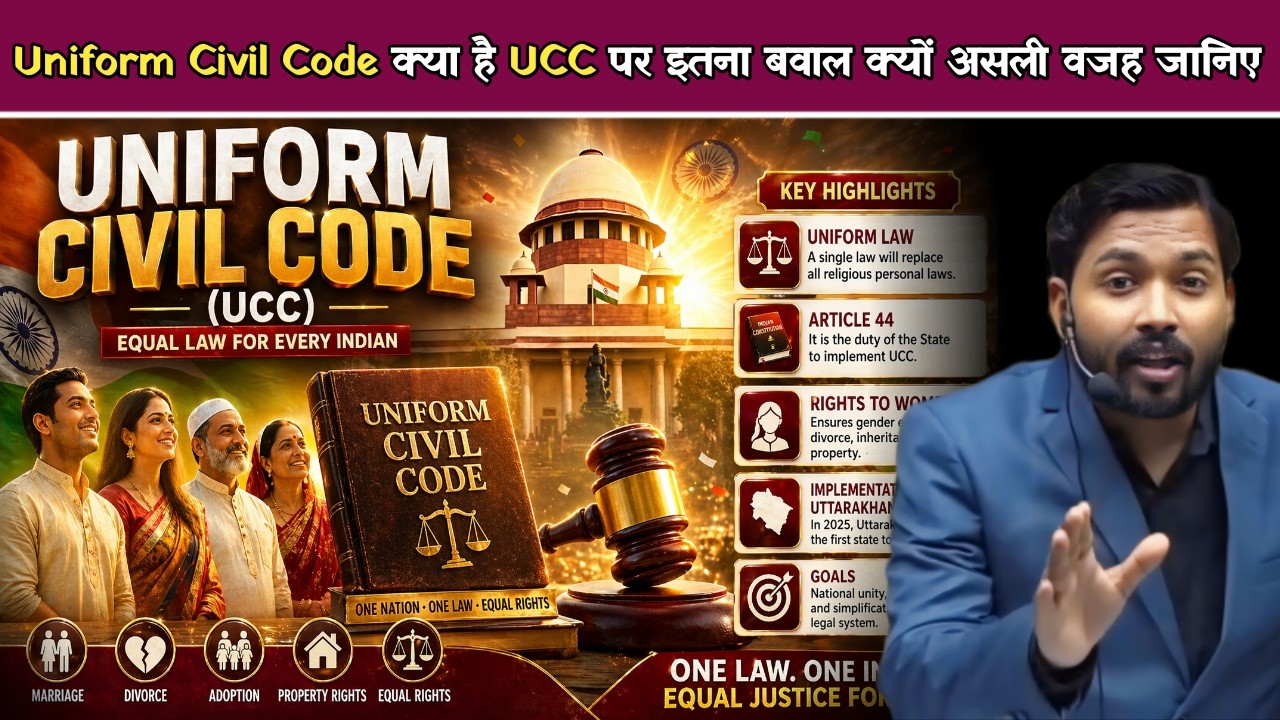 Uniform Civil Code क्या है | UCC पर इतना बवाल क्यों | एक देश, एक कानून.!