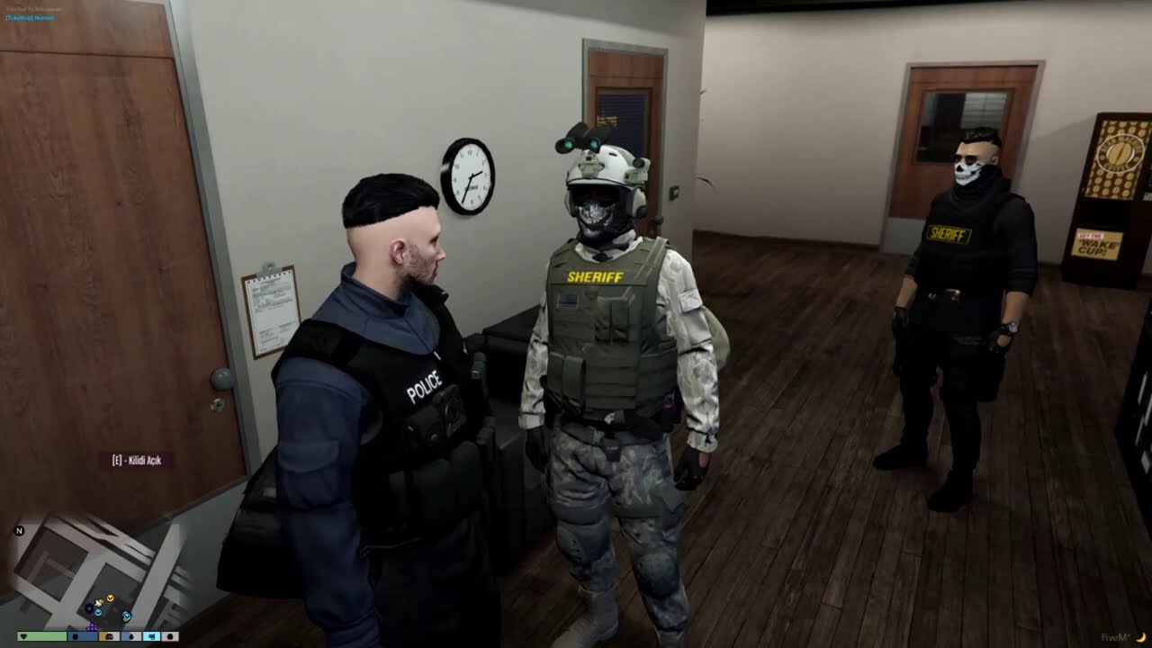 TUGAY GÖK GTA 5 POLİSLİK GÖREVİ 46 (SORGU ODASI)