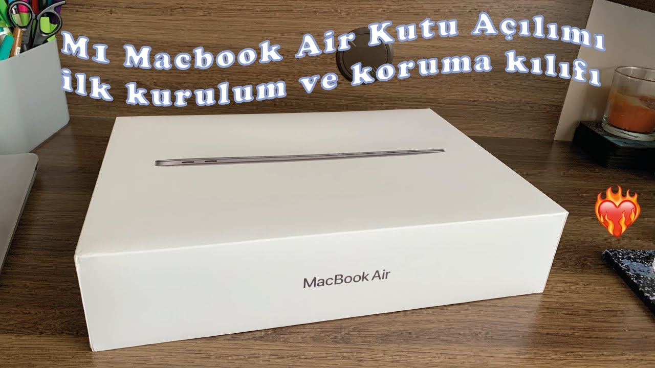 Macbook Air M1 Kutu Açılımı, İlk Kurulum ve Koruma Kılıfı 🎉😍👨🏻‍💻