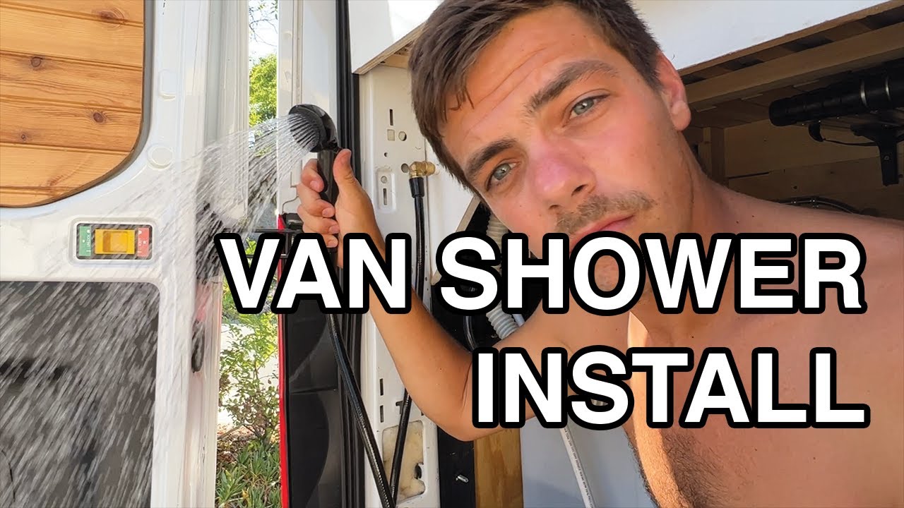 Outdoor Van Shower Install | How To | Vanlife Shower | Vanheer Adventures