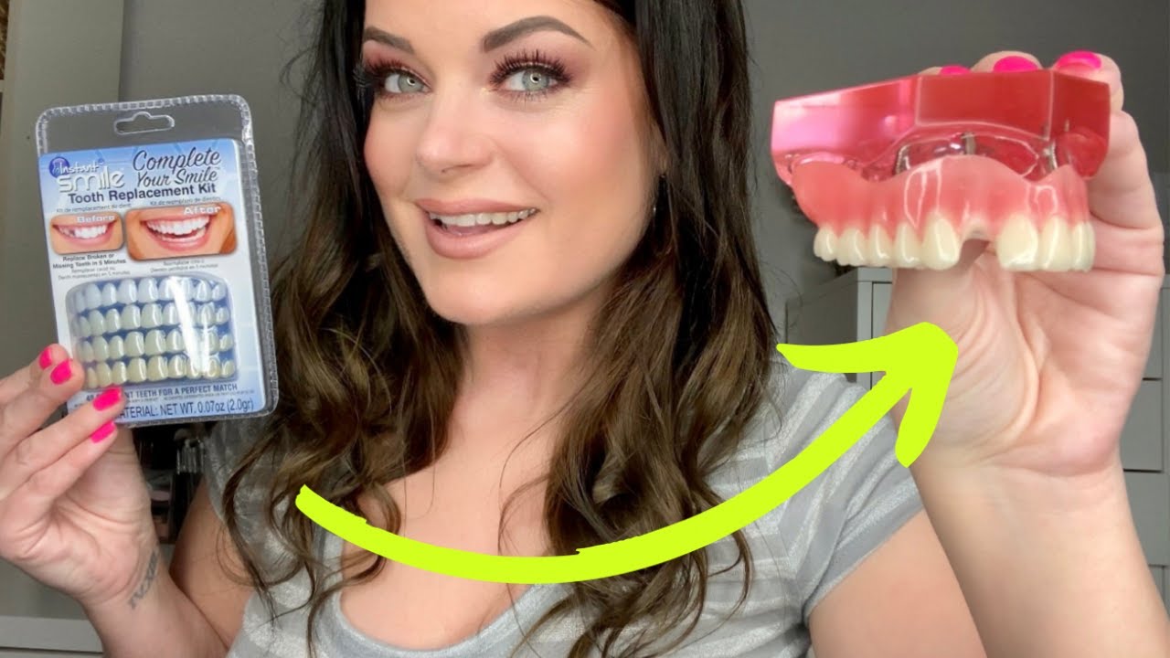 Нет зуба? Заполните пустоту с помощью набора для временных зубов Instant Smile.