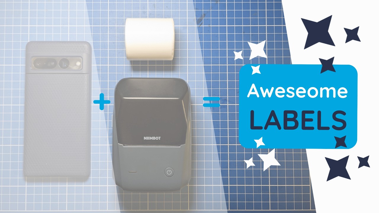 Label all the things, perfect labels with the Niimbot B1 thermoprinter