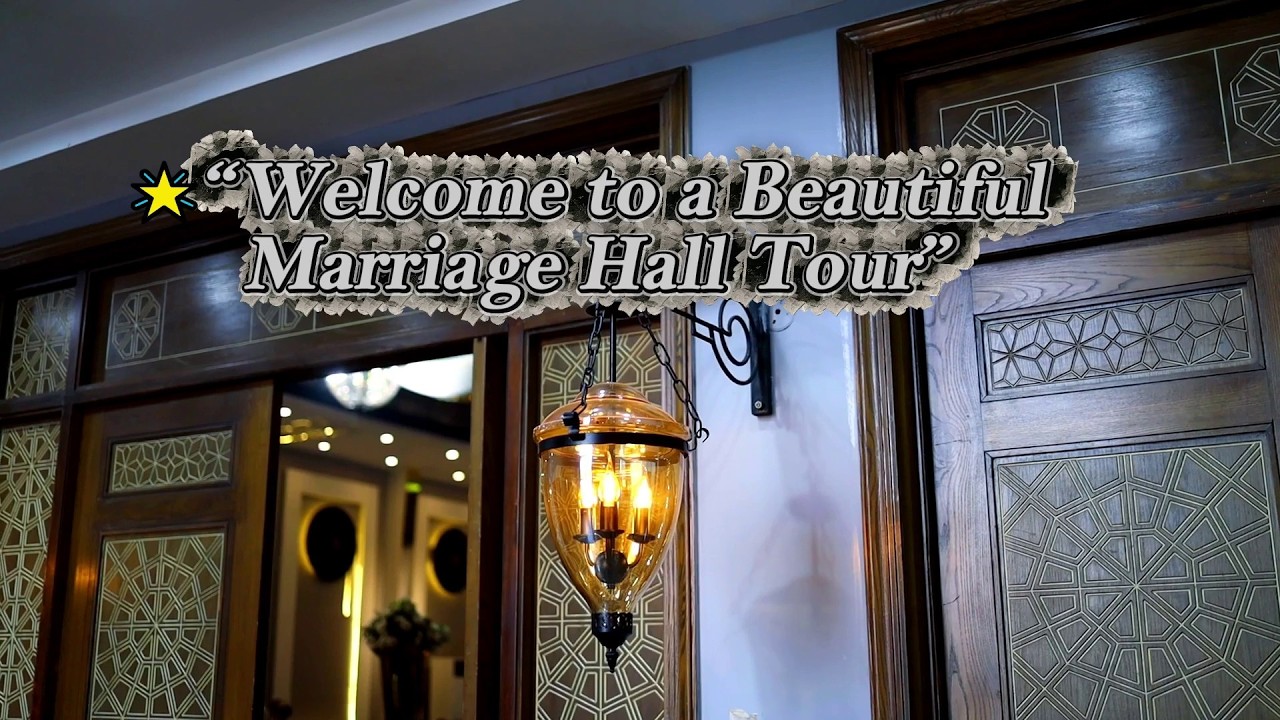 👉 “You Won’t Believe This Hall!” Welcome to a Beautiful Marriage Hall Tour
