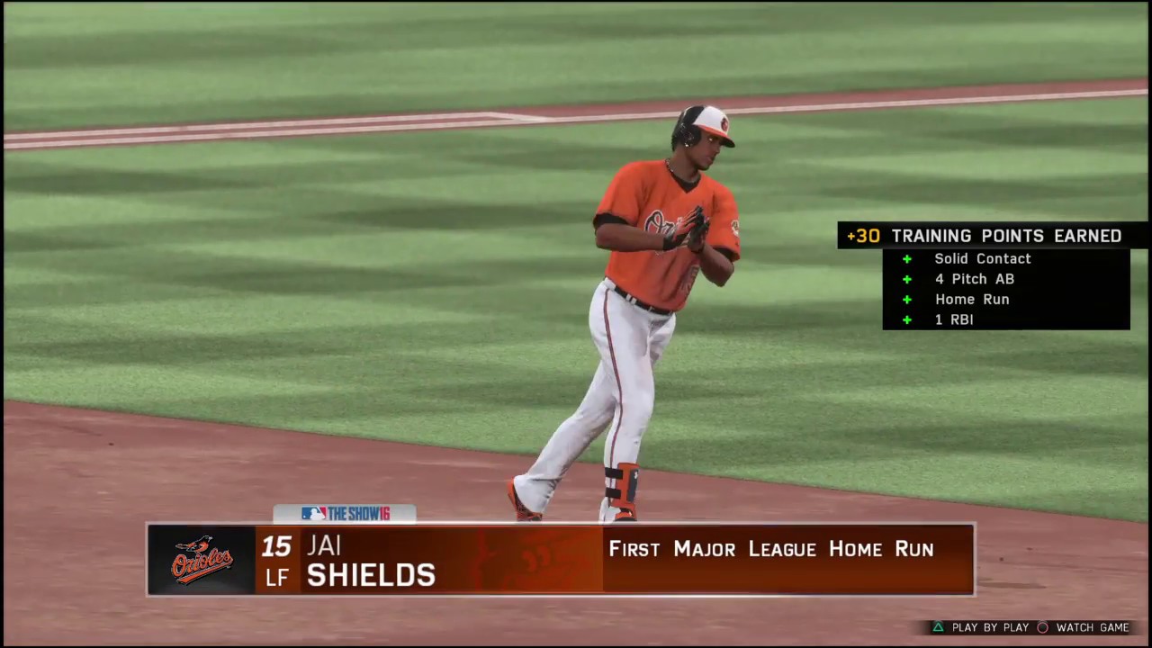 MLB The Show 16 - RTTS - PS4 - My First Major League Home Run
