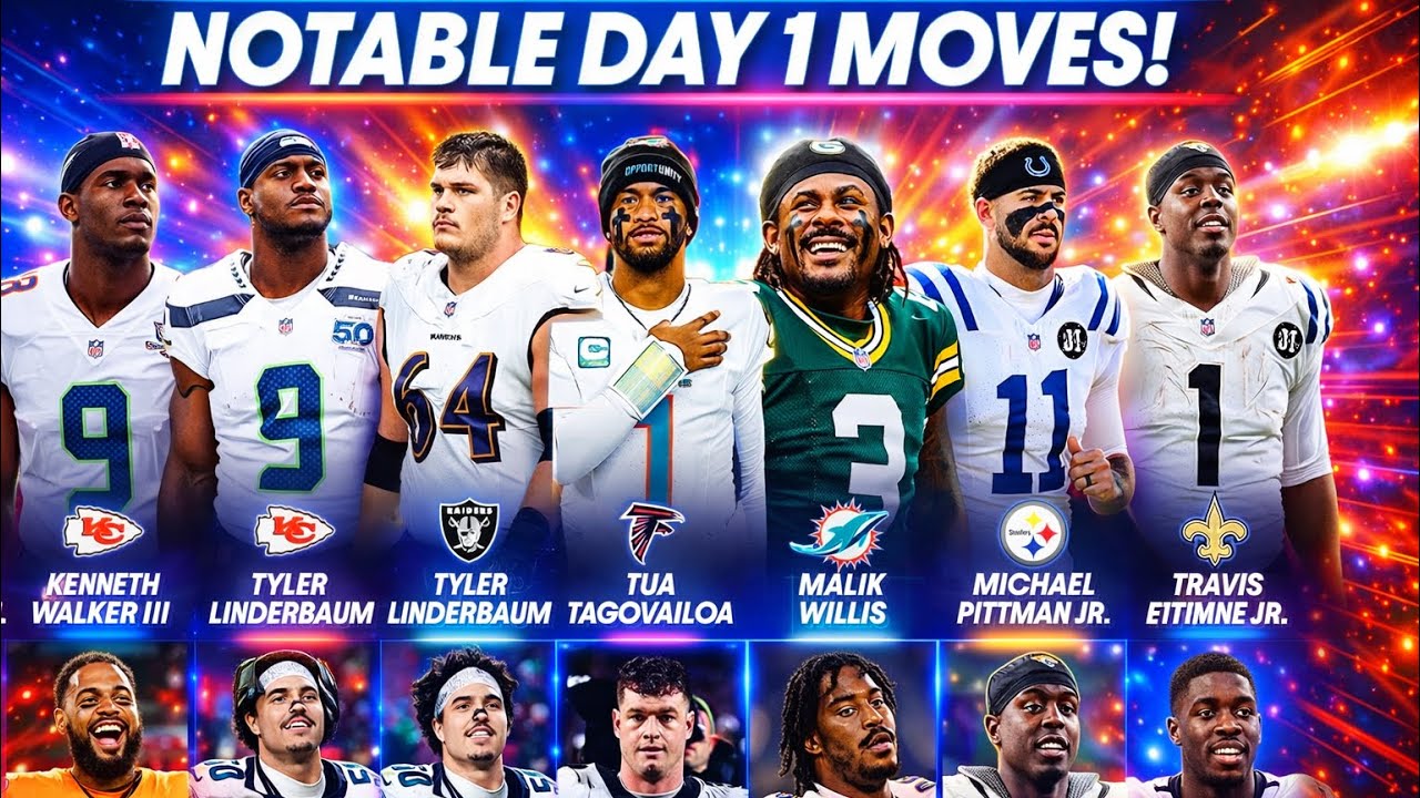 NFL Free Agency Day 1 Was INSANE! Biggest Moves & Shocking Signings
