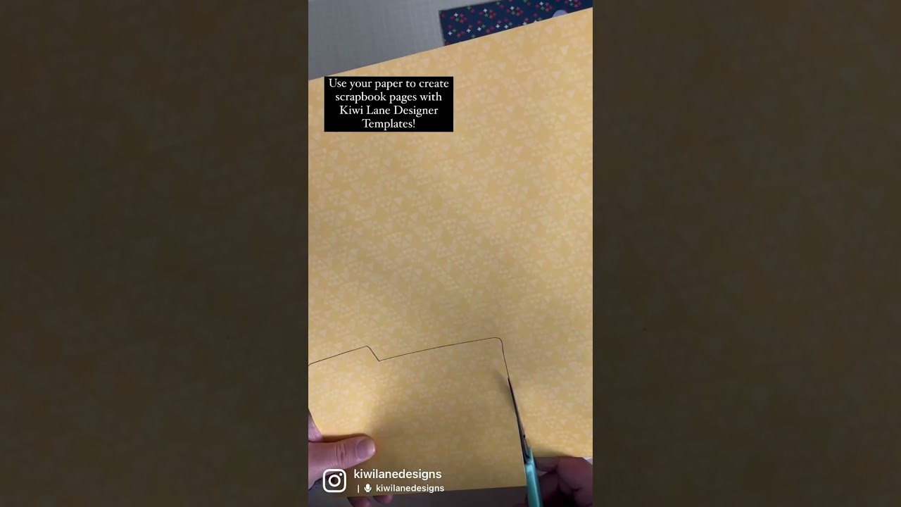 Use your paper to create scrapbook layouts!