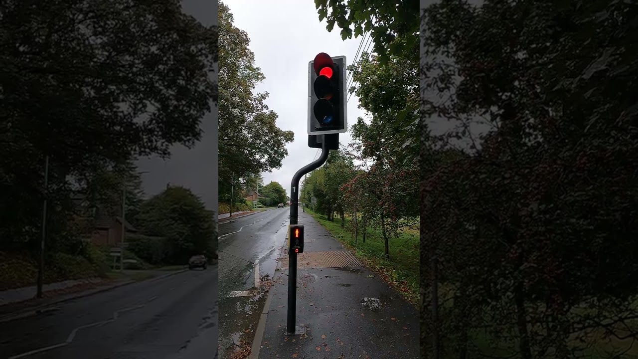 Stowmarket: Needham Road, PEEK TLED Traffic Lights Puffin Crossing