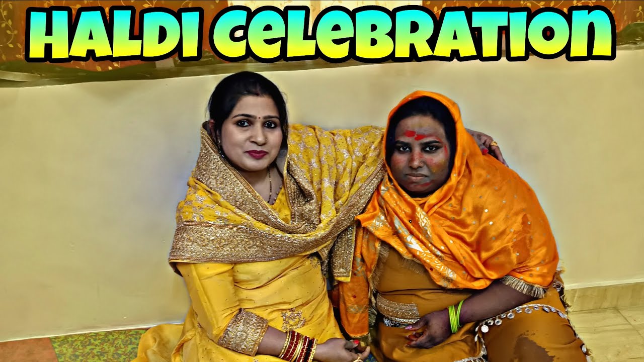 Haldi Celebration 🥳🎉 Vlog ❤️🤩 | Family Function 🥳🤩 