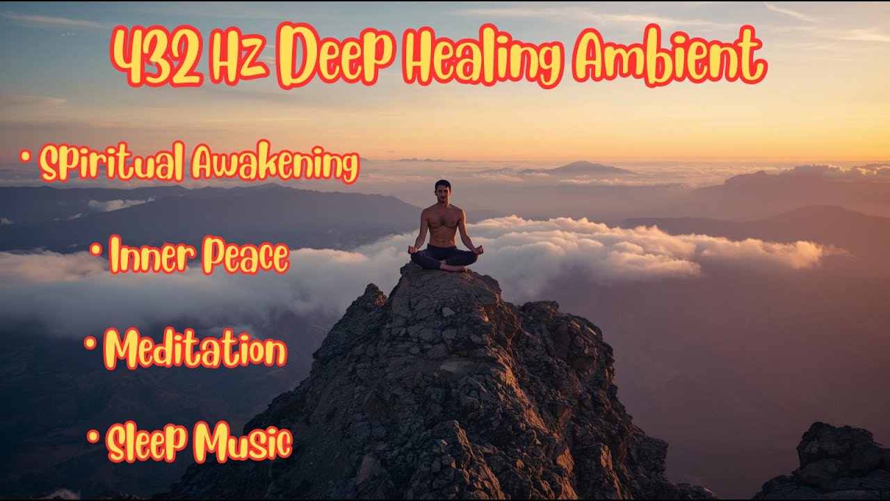 1 hour of 432 Hz Deep Healing Ambient | Spiritual Awakening • Inner Peace • Meditation • Sleep Music