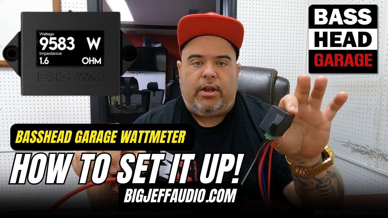 Big Jeff Explains how to properly wire your Basshead Garage Wattmeter
