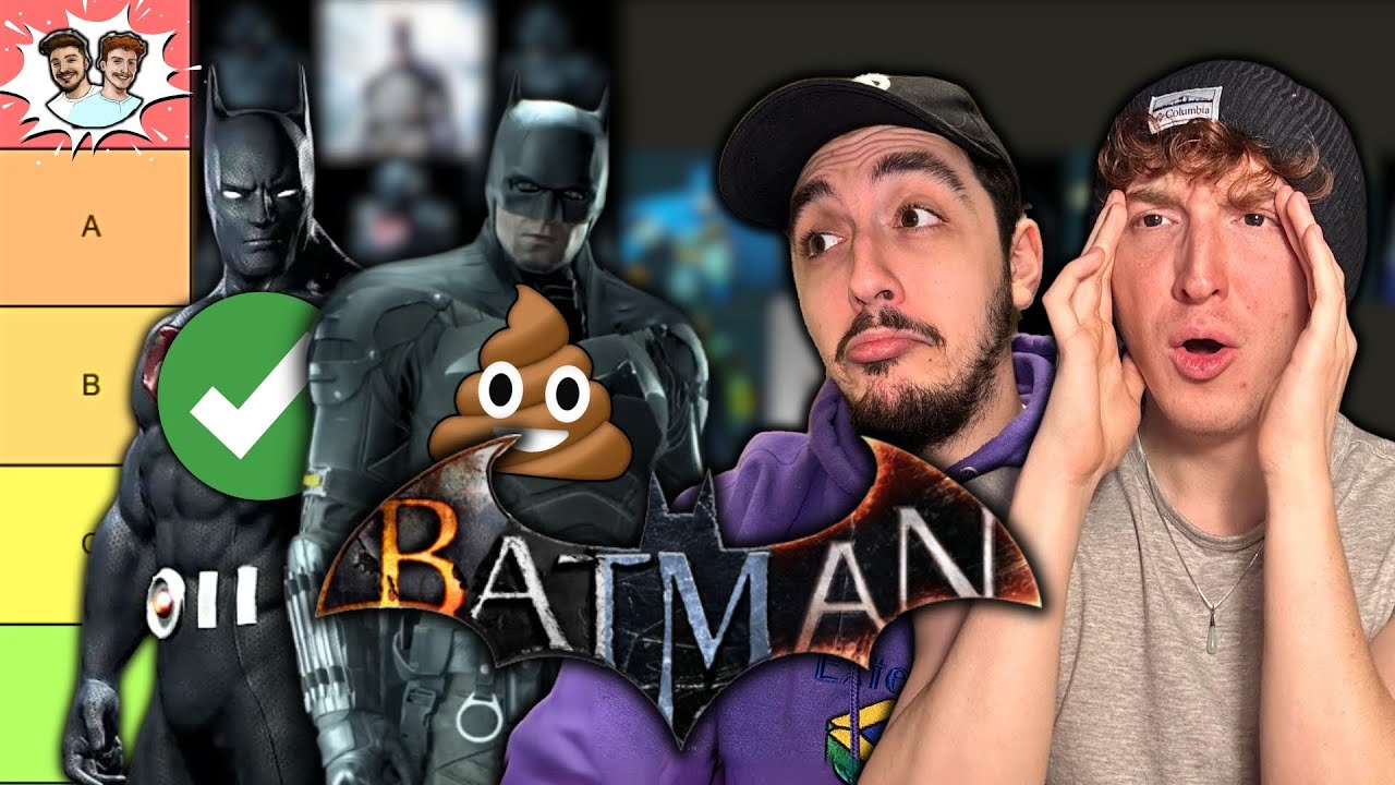 RANKING Every BATMAN Suit From The Batman Arkham Trilogy (TIER LIST) - PART 1