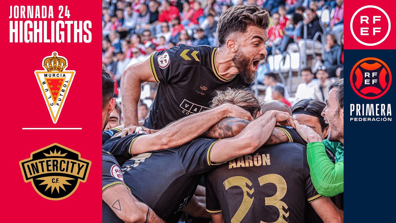 Resumen #PrimeraFederación | Real Murcia CF 0-1 CF Intercity | Jornada 24, Grupo 2