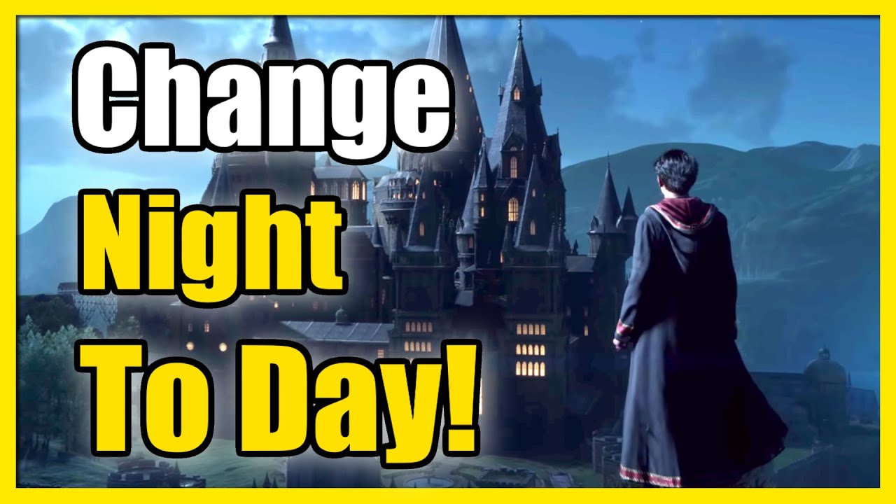Как изменить время суток в Hogwarts Legacy (перейти с ночного на дневное время)
