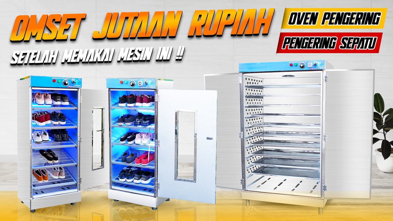 Buah Kerupuk & Rengginang kering dalam waktu singkat!! Oven Pengering Serbaguna dan Pengering Sepatu