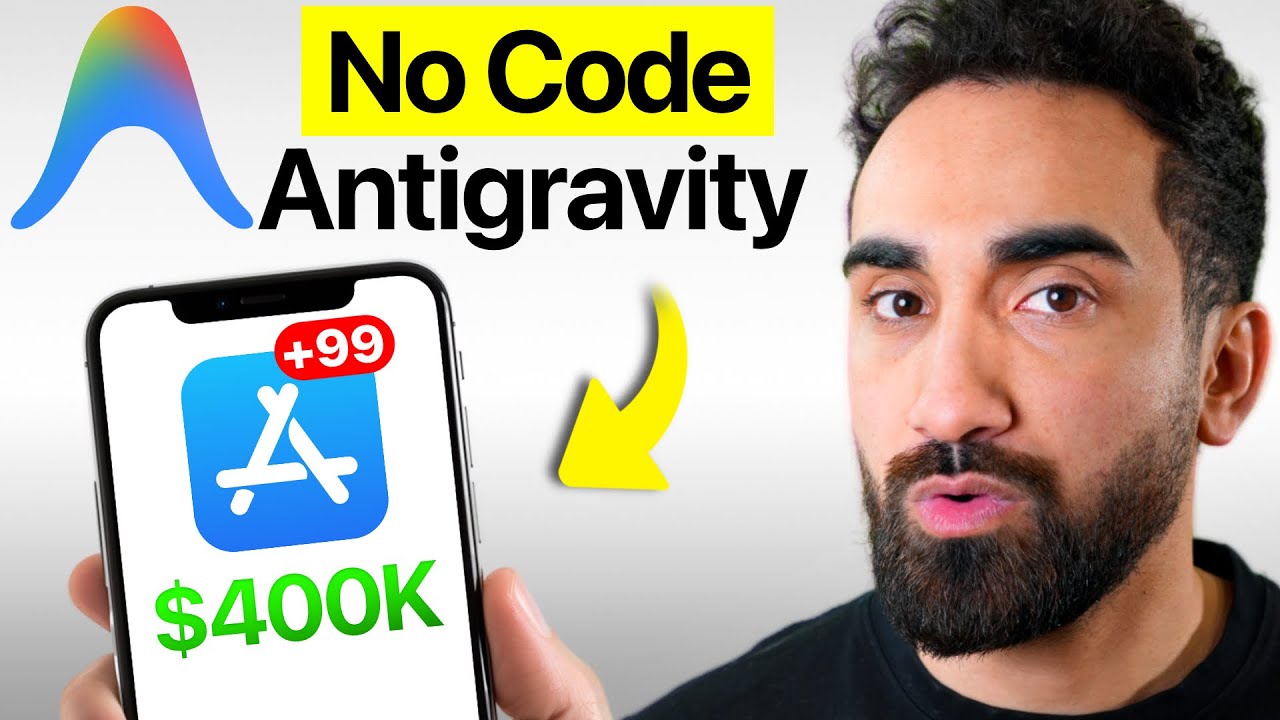 How to Code an App with Google Antigravity making 400k/month (Gemini 3.0)