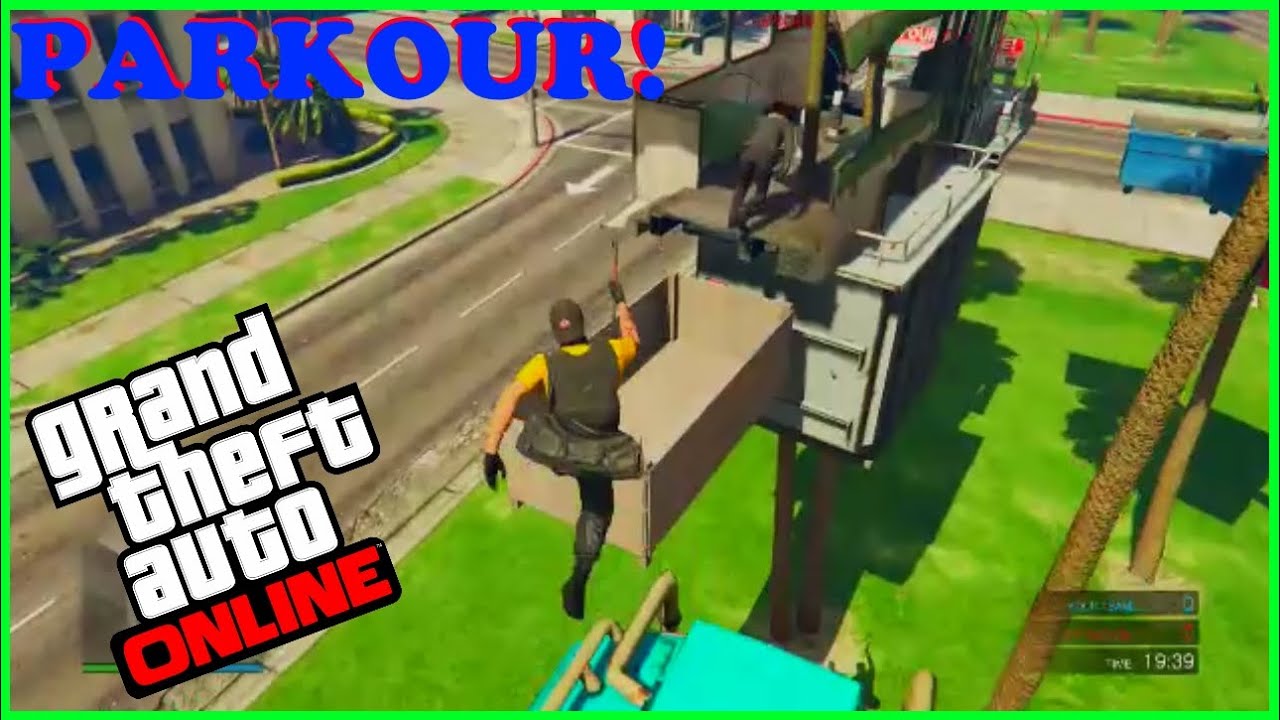 GTA 5 - Parkour Deathmatch - MOST INSANE PARKOUR EVER