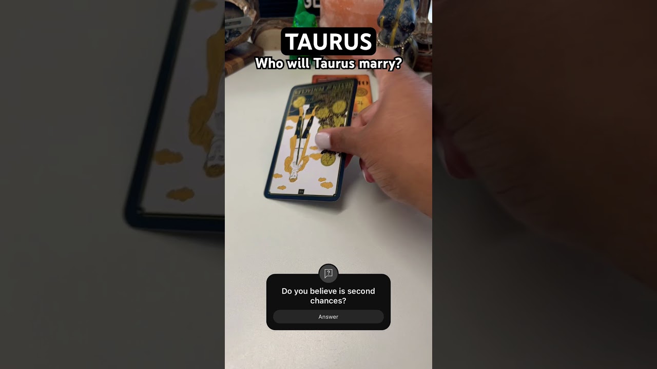 MARRIAGE 💒… #taurusreading #tarot #tauruscollective #tarotcardreading #taurus #viraltarot