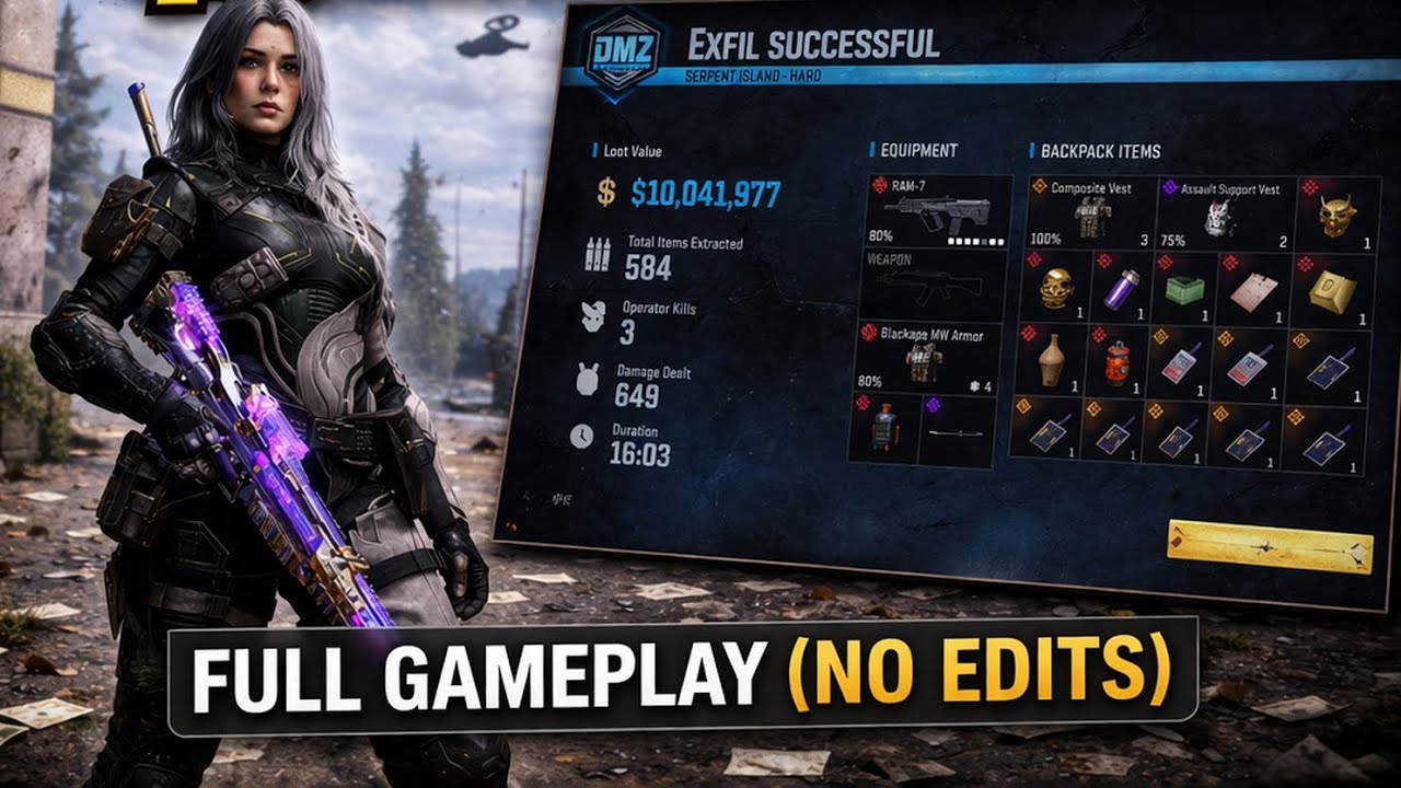 RAW CODMDMZ | Full 10 million gameplay!!!