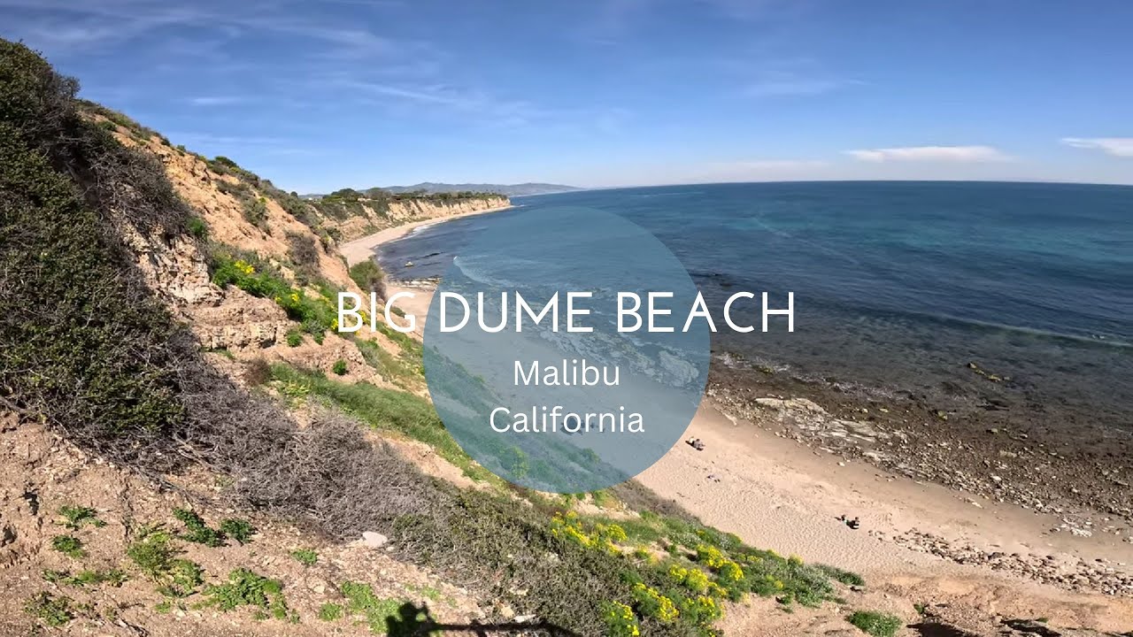 Big Dume Beach - Malibu California - 4K Walking Tour