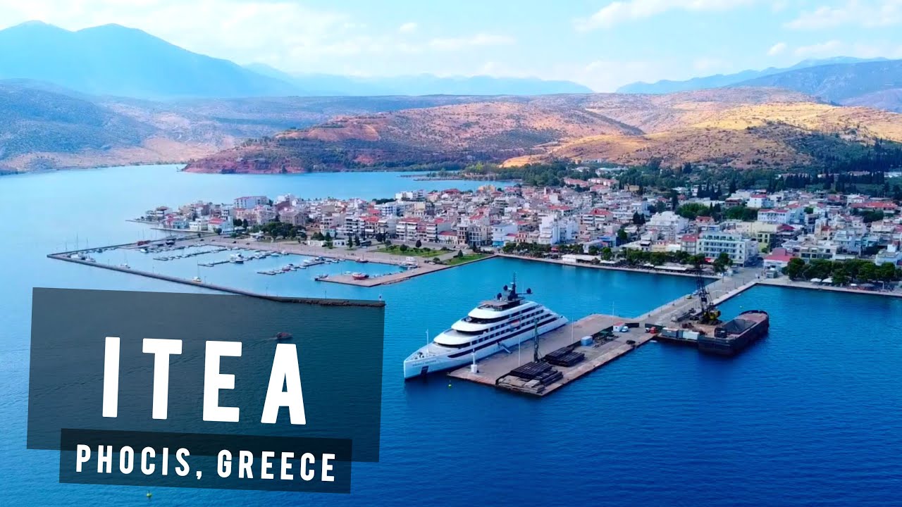 Itea by drone, Phocis | GREECE 🇬🇷