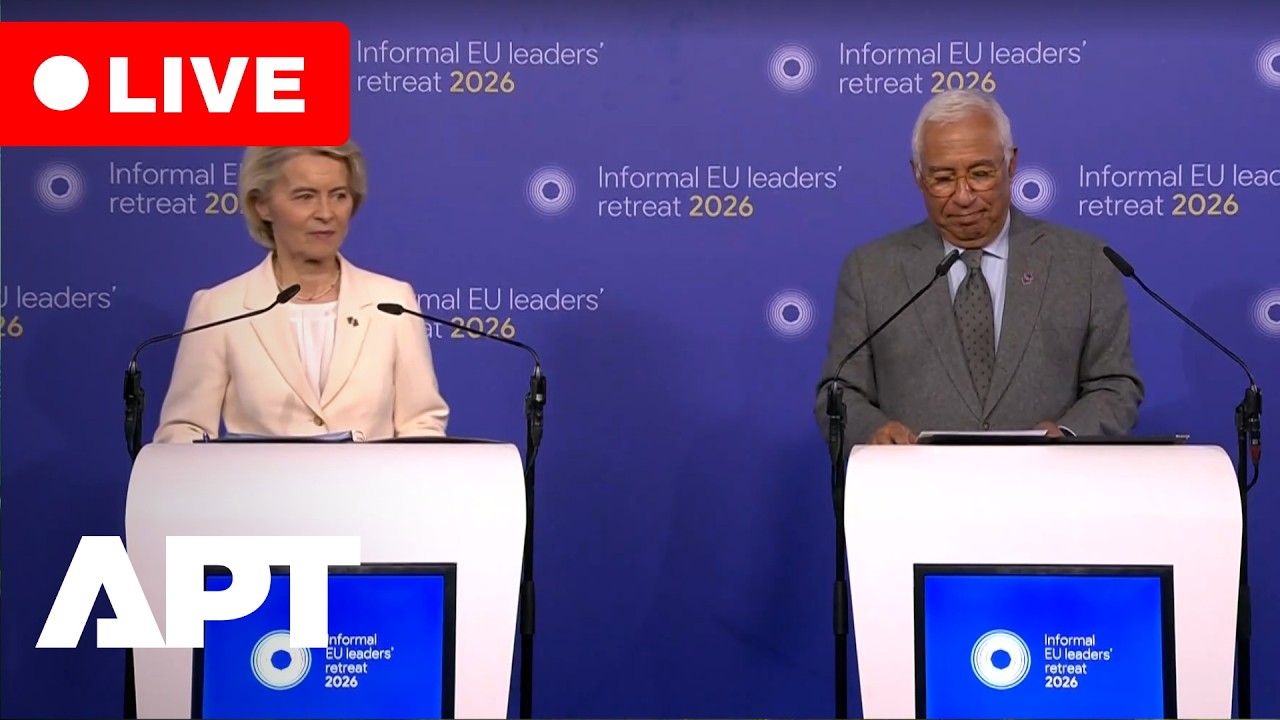LIVE | EU Leaders Antonio Costa & Ursula von der Leyen Hold Major Press Conference in Belgium | APT