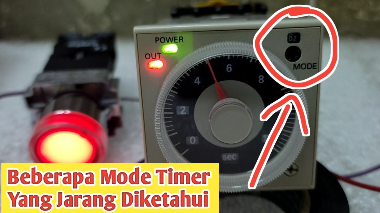 CARA PASANG TIMER OMRON H3CR