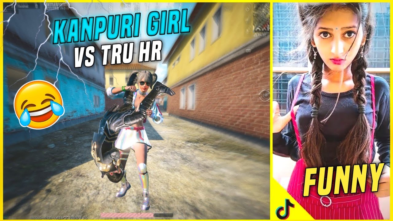 HR Vs Kanpuri Girl ( Ha*kers Come In Every Match.) BGMI PUBG Funny Moments.