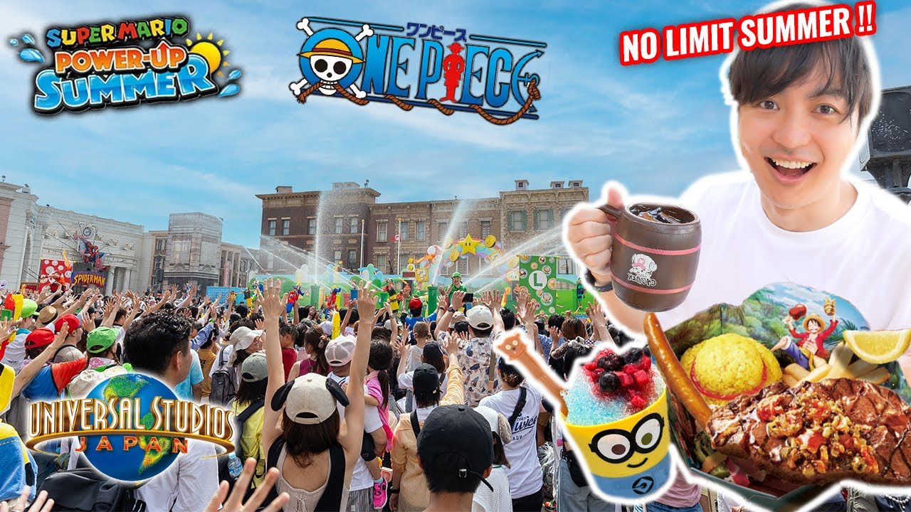 Советы от местных жителей о лете без ограничений! Водная вечеринка Super Mario x One Piece в Univ...