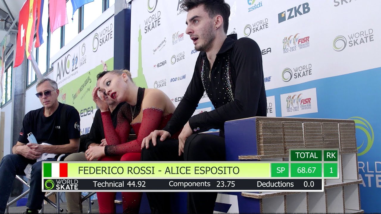 AWC22 - Federico Rossi - Alice Esposito - Pairs: Short Program (19.05.2022)