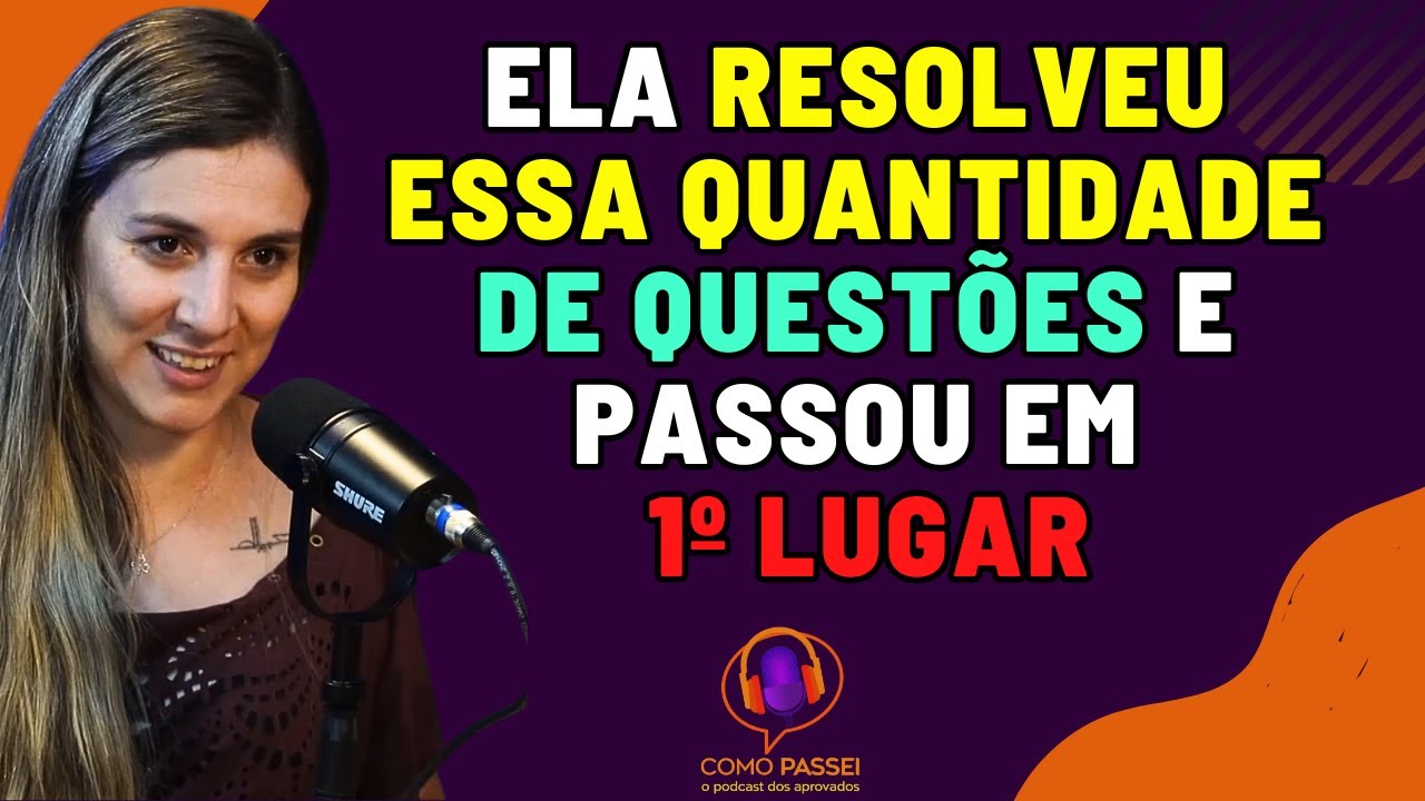 Ela Percebeu a Importância de Resolver Muitas Questões de Concursos Públicos